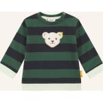 Reduzierte Grüne Steiff Kindersweatshirts ohne Verschluss aus Baumwolle Größe 62 
