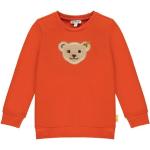 Orange Steiff Kindersweatshirts aus Baumwolle für Jungen 