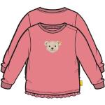 Pinke Steiff Kindersweatshirts aus Baumwolle für Mädchen 