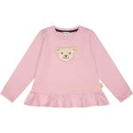 Pinke Steiff Herzförmige Kindersweatshirts aus Baumwolle Größe 116 