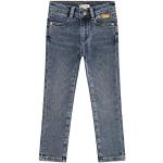 Blaue Steiff Slim Jeans für Kinder aus Denim Größe 110 