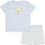 Reduzierte Blaue Steiff Kinderschlafanzüge & Kinderpyjamas Größe 122 2-teilig 
