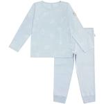 Blaue Steiff Lange Kinderschlafanzüge für Jungen Größe 110 2-teilig 