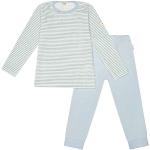 Reduzierte Blaue Steiff Lange Kinderschlafanzüge für Jungen Größe 98 2-teilig 