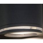 Anthrazitfarbene Steinel LED-Strahler aus Aluminium GU10 