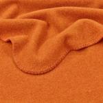 Peachfarbene STEINER Kuscheldecken & Wohndecken aus Wolle 