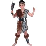 Braune Steinzeit-Kostüme für Kinder 