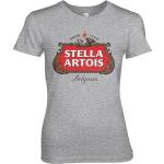 Stella Artois Belgium Logo Girly Tee Damen T-Shirt Heather-Grey