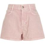 Reduzierte Pinke Stella McCartney Jeans-Shorts mit Reißverschluss aus Baumwolle für Damen für den für den Sommer 