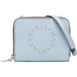 Reduzierte Pastellblaue Stella McCartney Damenportemonnaies & Damenwallets mit Reißverschluss aus PU 
