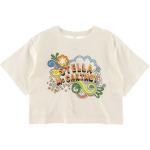 Stella McCartney Kids T-Shirt - Cropped - WeiÃŸ m. Print