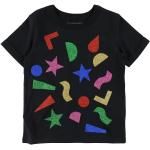Stella McCartney Kids T-Shirt - Schwarz m. Print/Glitzer