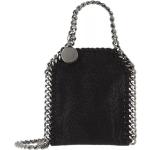Reduzierte Schwarze Stella McCartney Falabella Kleine Handtaschen aus Textil für Damen mikro 