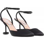 Reduzierte Schwarze Stella McCartney High Heels & Stiletto-Pumps mit Riemchen aus Textil für Damen Größe 36 
