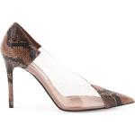 Reduzierte Braune Elegante Stella McCartney High Heels & Stiletto-Pumps durchsichtig aus PU für Damen Größe 38 mit Absatzhöhe über 9cm 