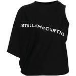 Stella McCartney, Schwarzer Pullover mit Asymmetrischen Ärmeln Black, Damen, Größe: XS