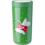 Stelton - To Go Click Moomin Tasse 0,4 L, Gift - Grün