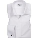 Reduzierte Weiße Kentkragen Hemden mit Kent-Kragen aus Twill für Herren 