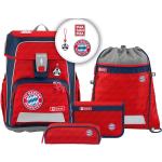 Reduzierte Rote Step by Step FC Bayern Kinderrucksäcke aus Nylon zum Schulanfang 
