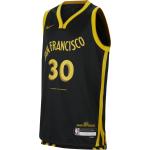 Stephen Curry Golden State Warriors 2023/24 City Edition Nike Dri-FIT NBA Swingman Trikot für ältere Kinder - Schwarz