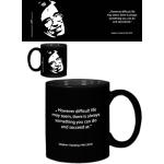 Stephen Hawking Foto-Tasse Kaffeetasse - However Difficult Life May Seem, There Is Always Something You Can Succeed At (9 x 8 cm)