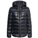 Schwarze Gesteppte Esprit Winterjacken mit Kapuze für Damen Größe XL für den für den Winter 