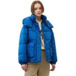 Reduzierte Blaue Gesteppte Marc O'Polo Nachhaltige Leichte Steppjacken aus Denim für Damen Größe XL für den für den Winter 