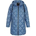 Blaue Gesteppte Fuchs Schmitt Maxi Damensteppmäntel & Damenpuffercoats mit Fuchs-Motiv mit Reißverschluss aus Kunstfaser Größe XS 