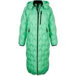 Grüne Gesteppte Brax Maxi Stehkragen Damensteppmäntel & Damenpuffercoats aus Kunstfaser mit Kapuze Größe XS 