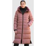 Rosa Gesteppte Alba Moda Maxi Damensteppmäntel & Damenpuffercoats mit Reißverschluss aus Kunstfaser für den für den Herbst 