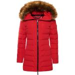 Rote Gesteppte Superdry Damensteppmäntel & Damenpuffercoats aus Kunstfell mit Kapuze Größe XS für den für den Herbst 