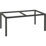 Anthrazitfarbene Stern Tischgestelle & Tischkufen pulverbeschichtet aus Aluminium Breite 250-300cm, Höhe 50-100cm, Tiefe 50-100cm 