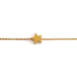 Goldene Sterne Sternanhänger aus Stahl für Kinder 