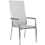 Hellgraue Stern Cardiff Gartenstühle Metall aus Stahl gepolstert Breite 50-100cm, Höhe 100-150cm, Tiefe 50-100cm 