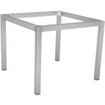 Silberne Stern Tischgestelle & Tischkufen aus Edelstahl Breite 50-100cm, Höhe 50-100cm, Tiefe 50-100cm 