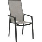 Anthrazitfarbene Stern Gartenstühle Metall aus Polyrattan rostfrei Breite 50-100cm, Höhe 100-150cm, Tiefe 50-100cm 