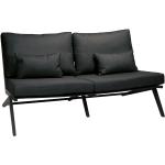 Silberne Moderne Stern Zweisitzer-Sofas matt aus Aluminium Breite 150-200cm, Höhe 50-100cm, Tiefe 50-100cm 2 Personen 