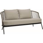 Schwarze Stern Zweisitzer-Sofas matt aus Aluminium Breite 150-200cm, Höhe 150-200cm, Tiefe 50-100cm 2 Personen 
