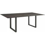 Anthrazitfarbene Stern Design Tische aus Aluminium Breite 100-150cm, Höhe 200-250cm, Tiefe 50-100cm 