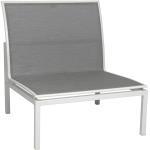 Silberne Stern Loungestühle aus Aluminium 