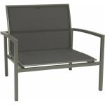 Reduzierte Silbergraue Minimalistische Lounge Sessel pulverbeschichtet aus Textil schmutzabweisend Höhe 50-100cm, Tiefe 50-100cm 