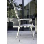 Anthrazitfarbene Stern Cardiff Gartenstühle Metall aus Stahl mit verstellbarer Rückenlehne Breite 100-150cm, Höhe 100-150cm, Tiefe 50-100cm 