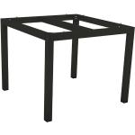 Schwarze Stern Tischgestelle & Tischkufen matt aus Aluminium Breite 50-100cm, Höhe 50-100cm, Tiefe 50-100cm 