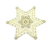 Silberne Sterne Mitteldecken aus Polyester maschinenwaschbar 
