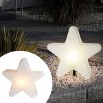 Weiße Sterne Cepewa Runde Solarleuchten & Solarlampen UV-beständig E27 