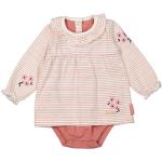 Reduzierte Pinke Sterntaler Kinderbodykleider mit Rüschen aus Baumwolle Größe 74 
