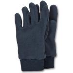 Marineblaue Sterntaler Bio Kinderfingerhandschuhe aus Baumwolle maschinenwaschbar für Jungen Größe 5 