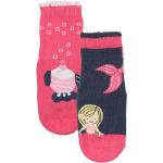 Reduzierte Pinke Sterntaler Stoppersocken für Kinder & Noppensocken für Kinder aus Baumwolle für Mädchen Größe 20 2-teilig 