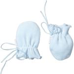 Hellblaue Sterntaler Kinderfäustlinge aus Jersey maschinenwaschbar für Babys 