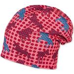 Korallenrote Sterntaler Caps für Kinder & Cappies für Kinder aus Baumwolle für Mädchen für den für den Winter 